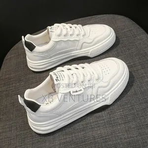 Blwoens Women's Sneakers Casual Shoes - White