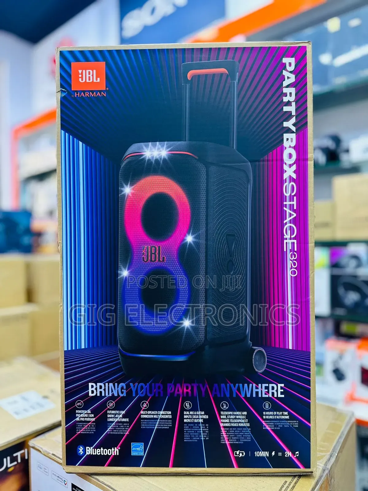 JBL Partybox Stage 320 240w Wireless Party Speaker