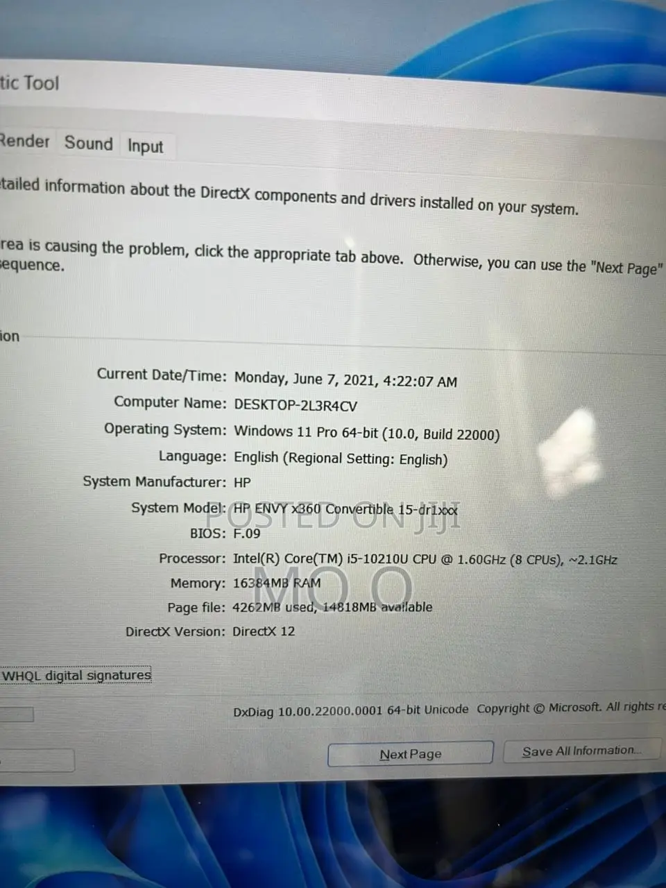 Laptop HP Envy x360 Convertible 15 es2xx 16GB Intel Core i5 SSD 512GB