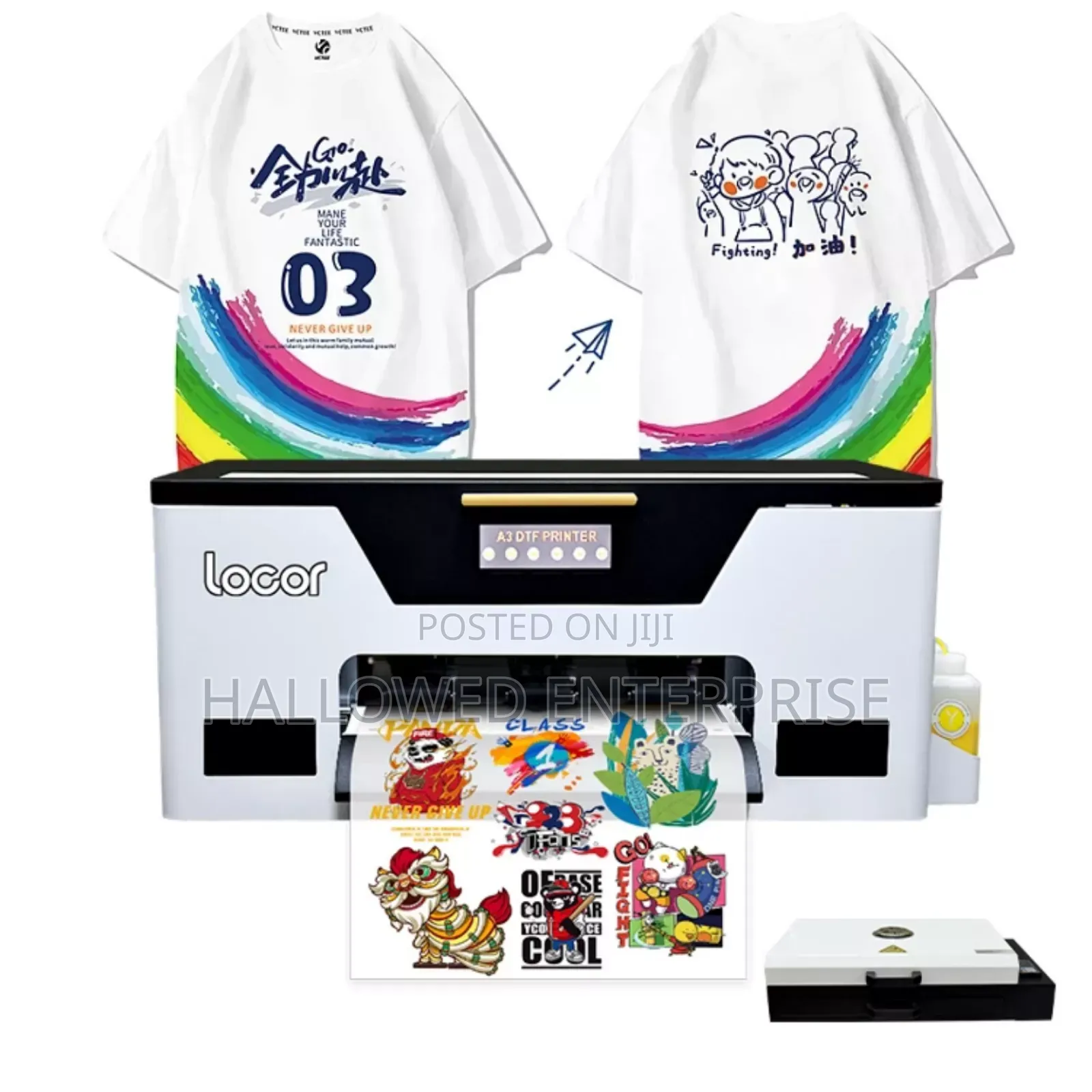 Epson Xp600 Two Heads T-Shirt DTF Printer A3/A4 Pet Film With Oven
