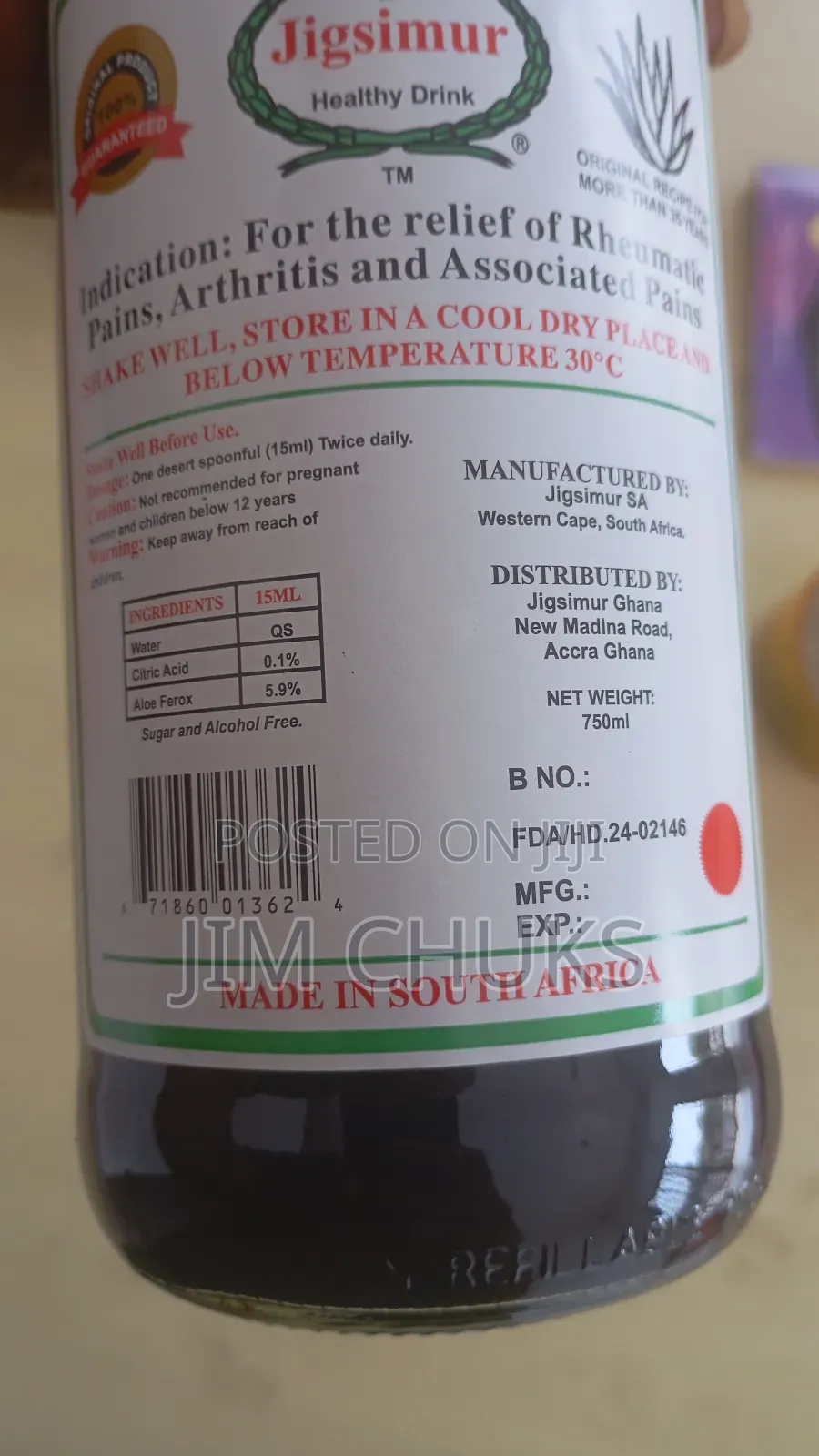 Jigsimur Health Drink