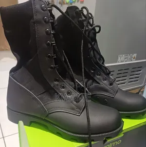 Military Boots Chelsea Mirror Shoe