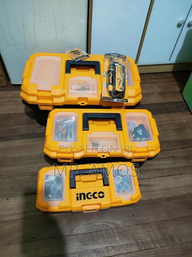 3 PCS Heavy Duty Plastic Tool Boxes Set - Pbxk0301
