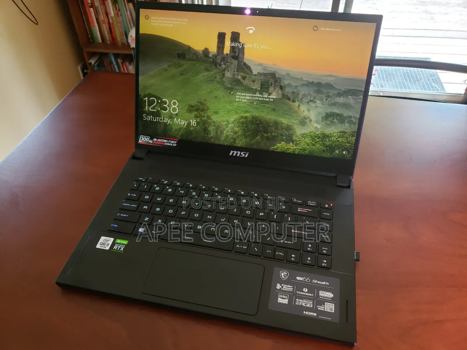 Laptop MSI GS66 Stealth 10SGS 32GB Intel Core i7 SSD 1T