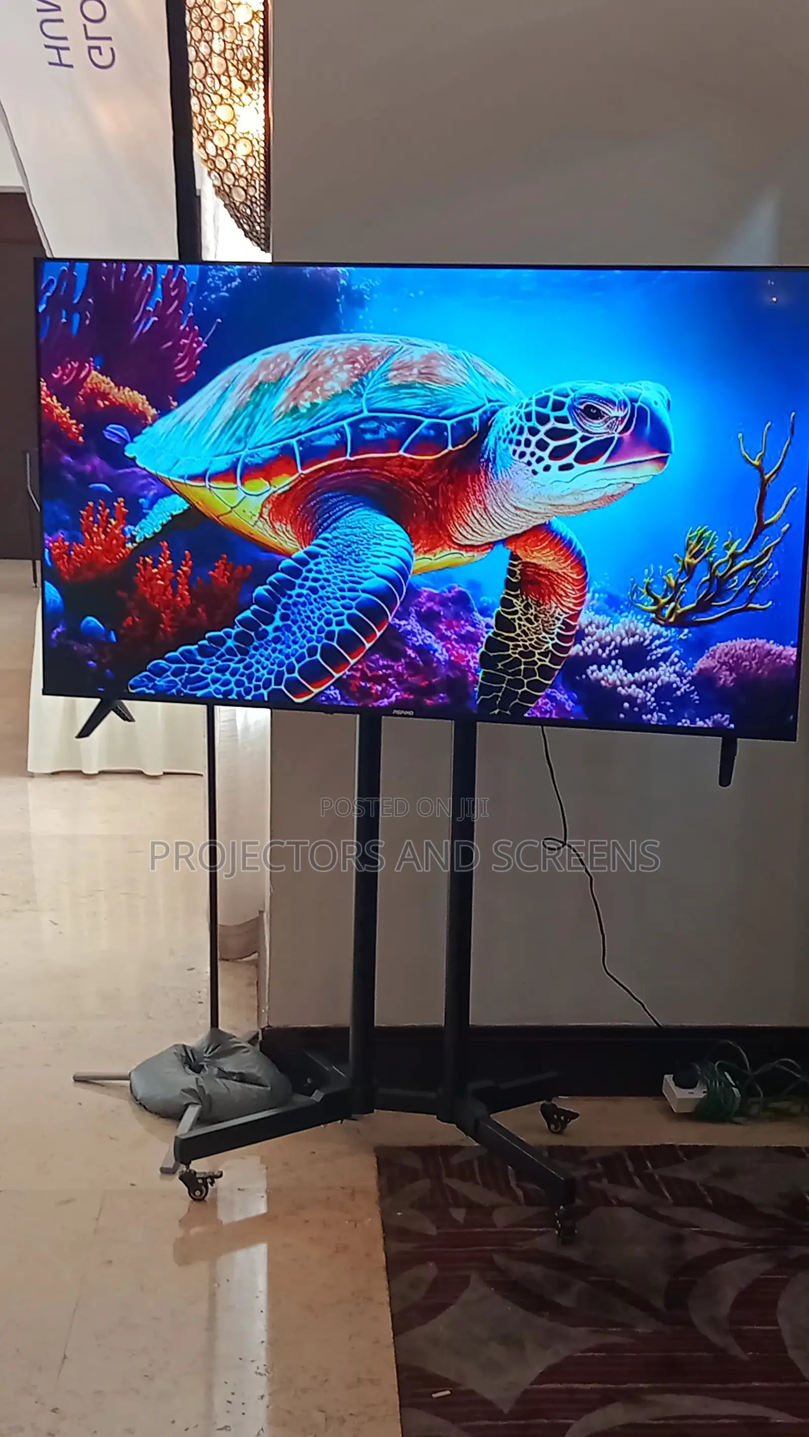 Tv Rent Smart 65" Plus Stand + Delivery+ Wireless Hdmi