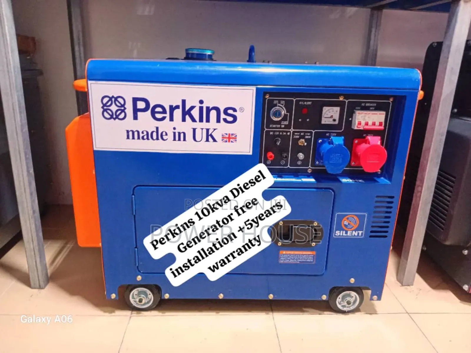 Fast Forge Perkins Diesel Generator 10kva Silent