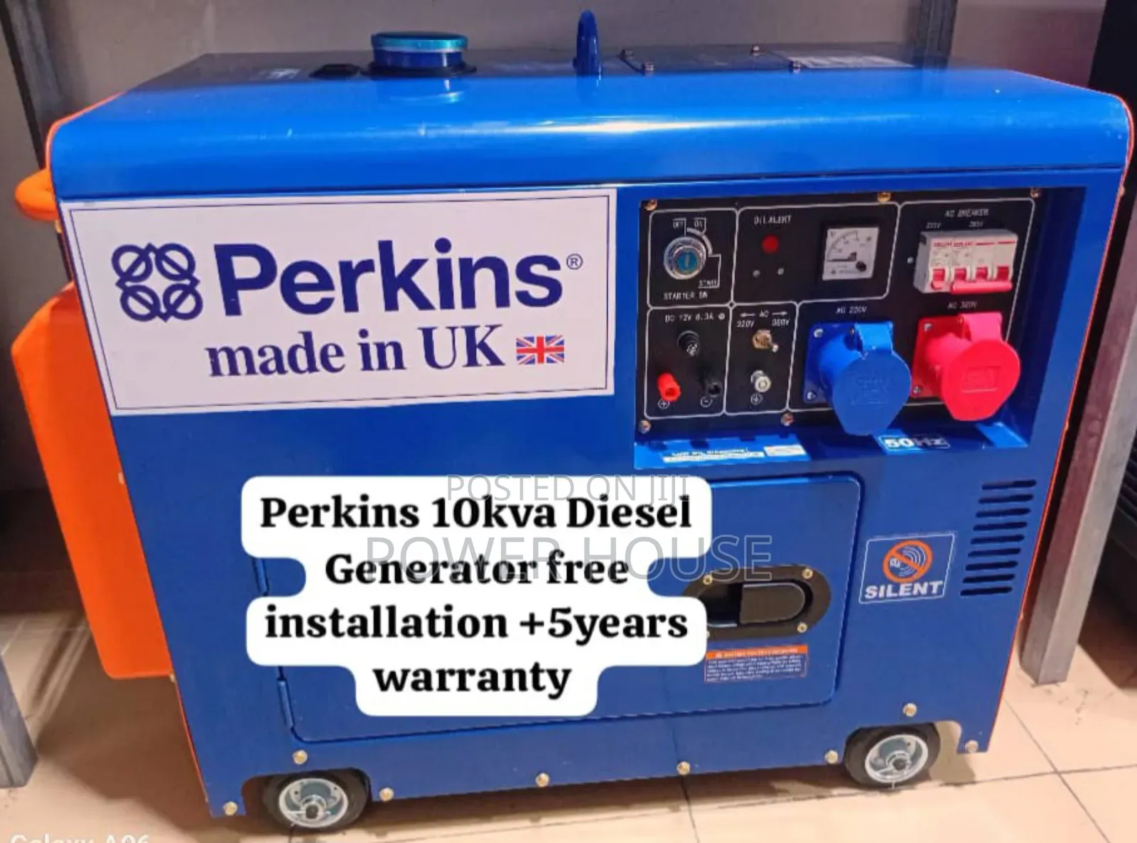 Brain Drip Perkins Diesel Generator 10kva Silent