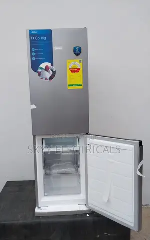 Midea 174ltrs Double Door Bottom Freezer