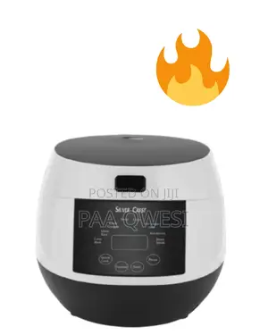 Durable Silver Crest Electric Rice Cooker With Non-Stick Pot