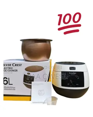 Fast-Cooking Silver Crest Rice Maker With Modern Design