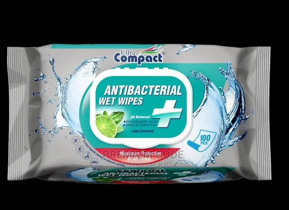 Antibacterial Wet Wipes, Ultra Compact