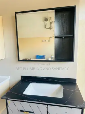 Cabinet Basin With Mirror (Marble)