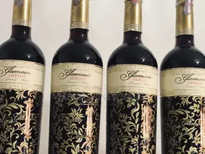 Glamour-Kazayak Merlot Dry Red Wine -14% Alc(Moldova)