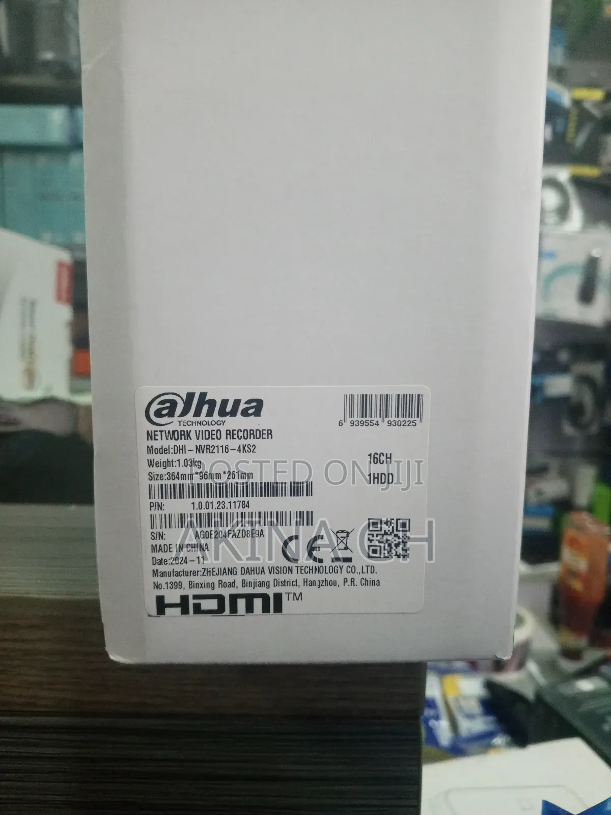 Dahua 16ch Non Poe NVR 
Dhi-Nvr2116-4ks2