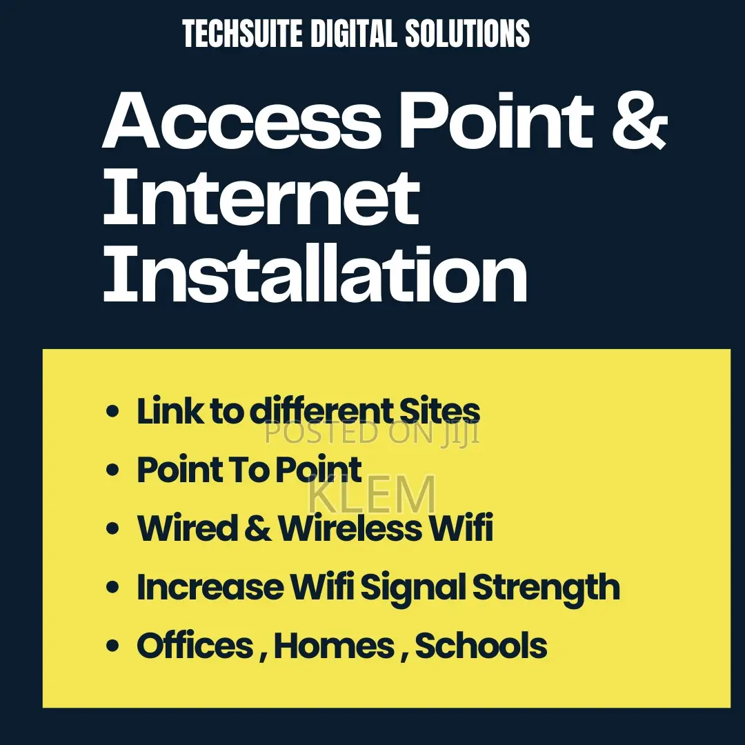 Access Point Internet Installation Setup