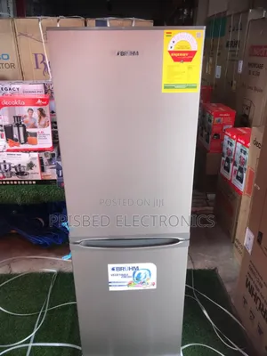 Bruhm Durable Double Door Fridge 183 Litres Bottom Freezer