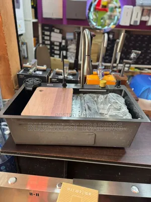 Luxury Waterfall Sink _ Cabinet Water Sink Complete