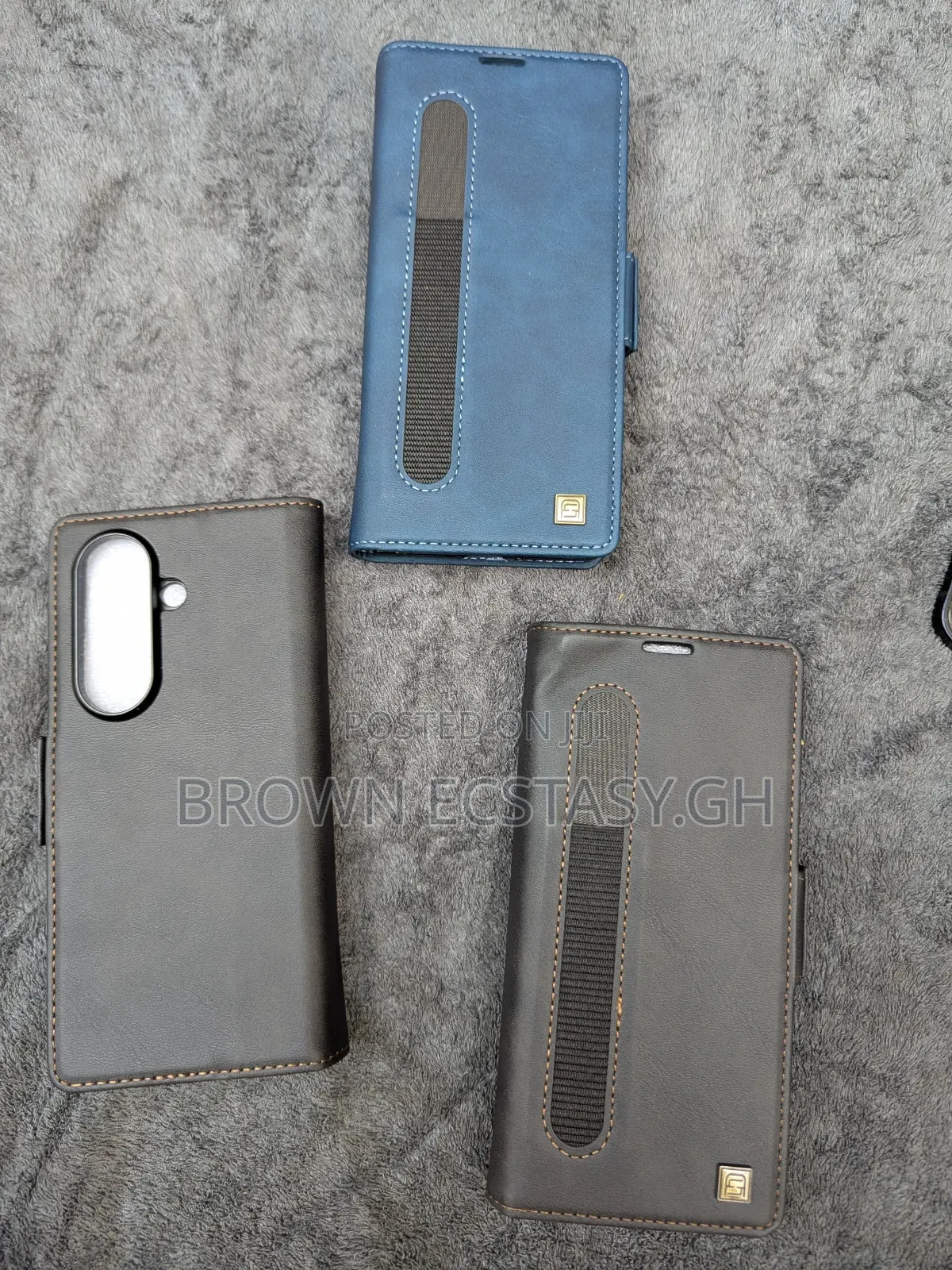 Autspace Z Fold 7/8 Ultra Leather Case With Pen Holder