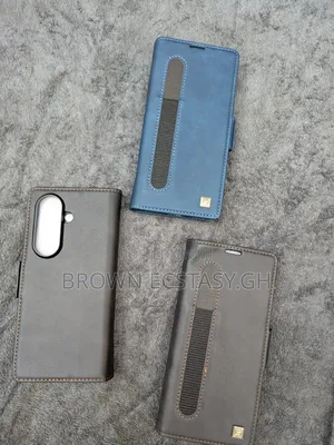 Autspace Z Fold 7/8 Ultra Leather Case With Pen Holder