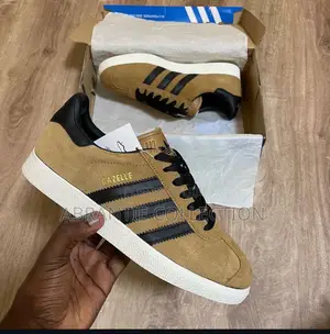 Authentic Adidas Gazelle Brown/White/Black