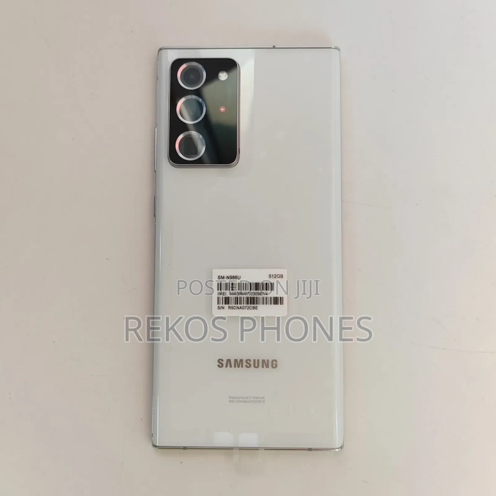 New Samsung Galaxy Note 20 Ultra 5G 256 GB White