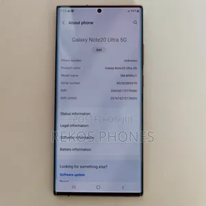 New Samsung Galaxy Note 20 Ultra 5G 128 GB Bronze