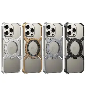 Metal Case for iPhone 15 -16 Pro Max, Lightweight Frameless