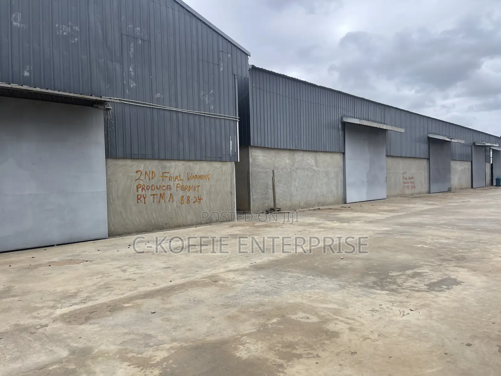 500 SQM Warehouse at Tema for Rent