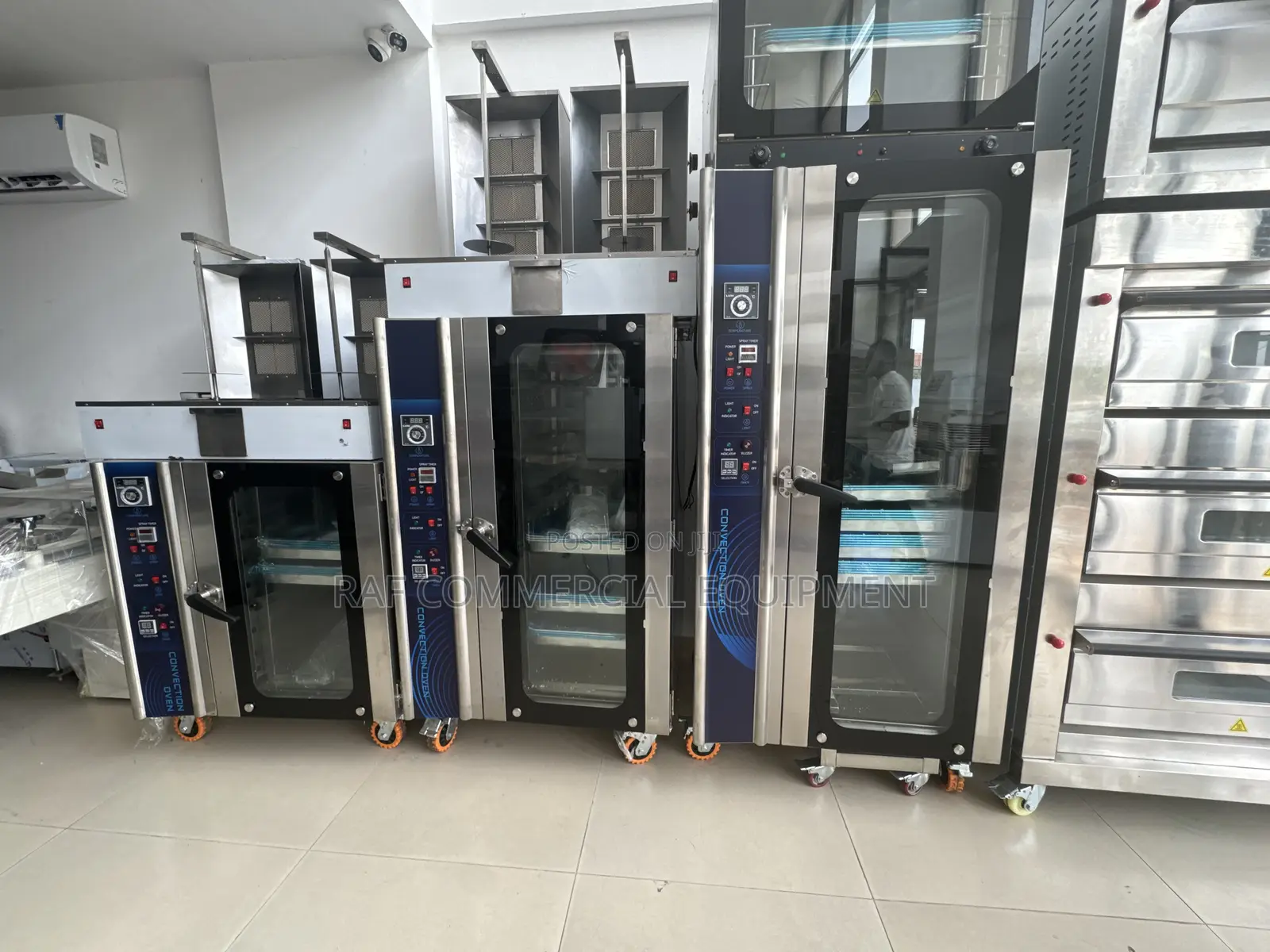 Commercial 10 Tray Gas Connection Oven With Steam