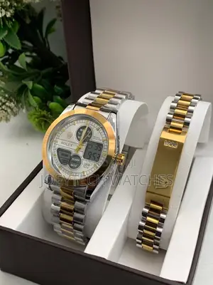 Silver and Gold Rolex Set