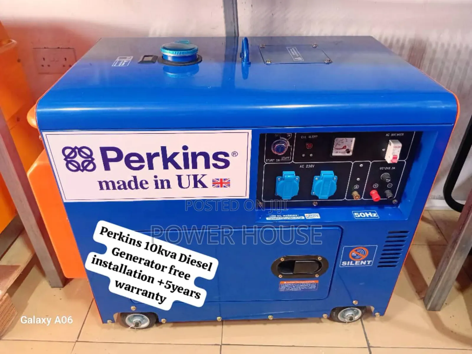 Cloud Spill Perkins Diesel Generator 10kva Silent