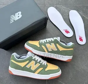 Org New Balance 480 Green Yellow