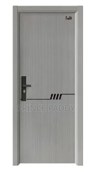 Wooden Door With Frame and Handle Is Available