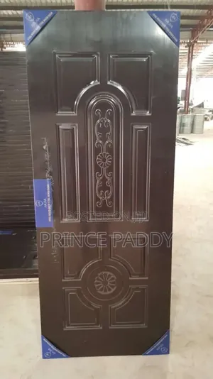 Wooden Door With Frame and Handle Is Available