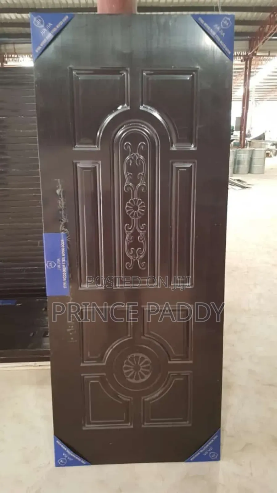 Wooden Door With Frame and Handle Is Available