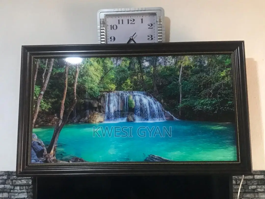 Motion Led Framed Waterfall