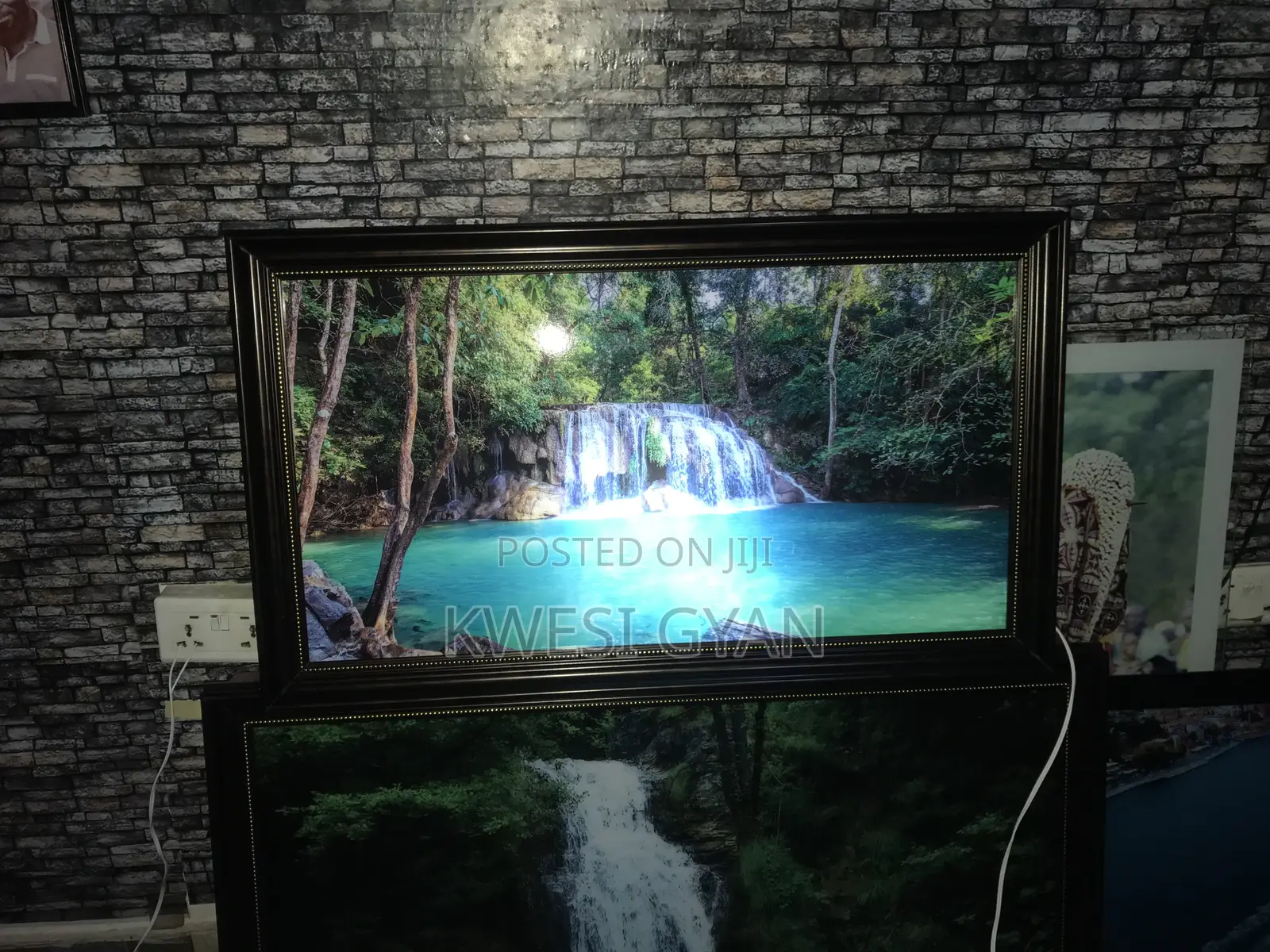 Motion Led Framed Waterfall