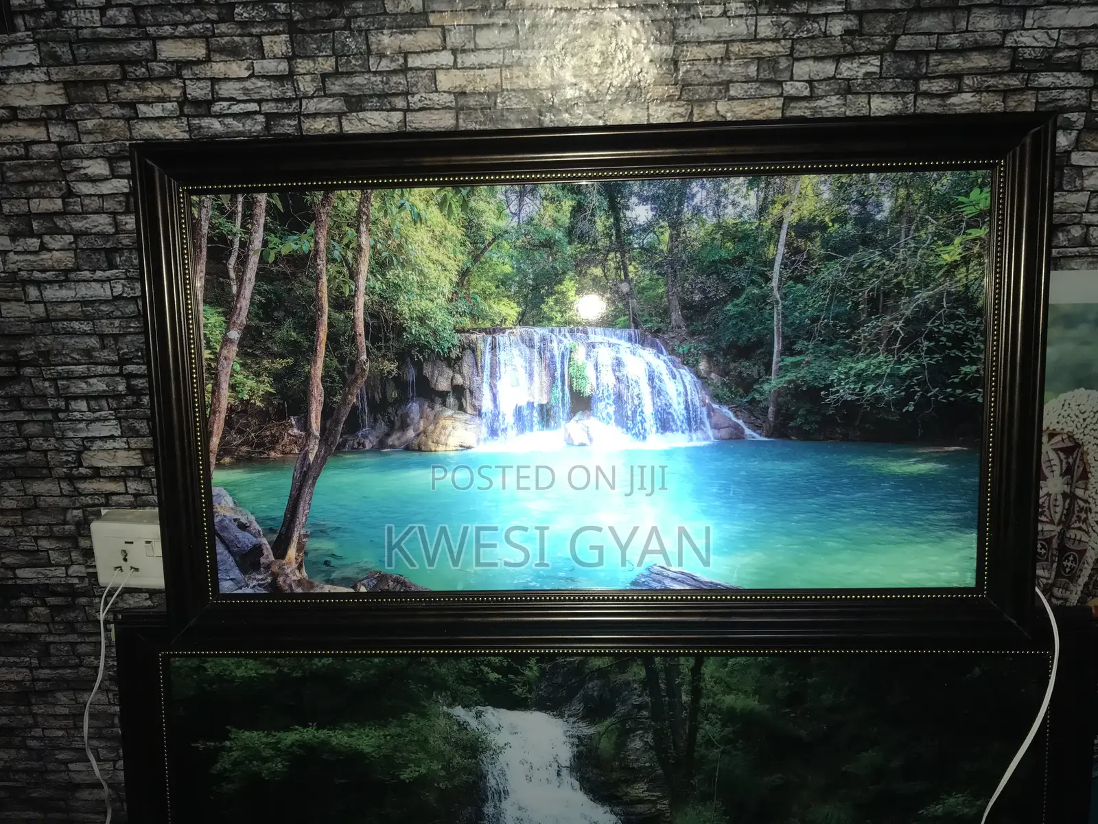 Motion Led Framed Waterfall