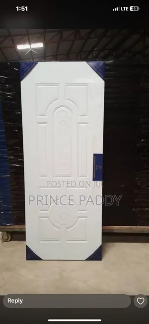 Wooden Door With Frame and Handle Is Available