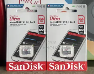 Micro Sd Card 256gb Sandisk Ultra Speed Up Tp 100 Mb/S
