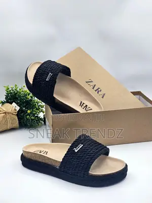 Original Zara Sandals Black and Brown