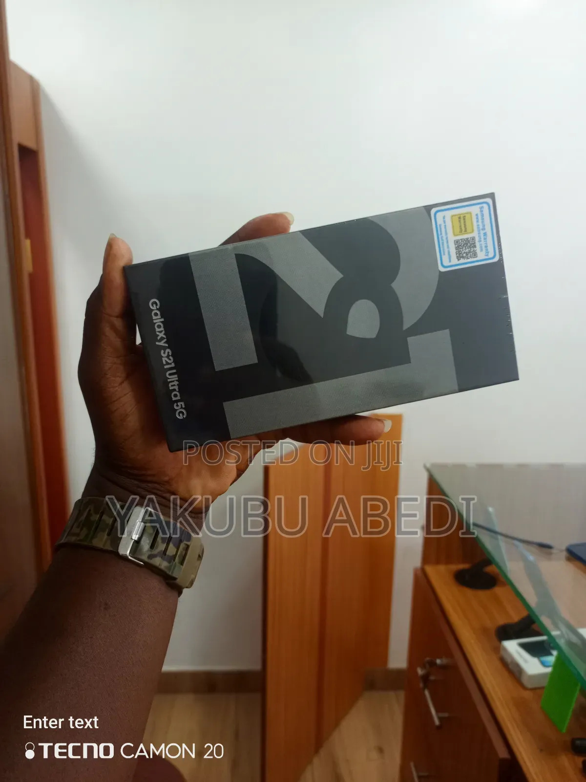 New Samsung Galaxy S21 Ultra 5G 128 GB Black