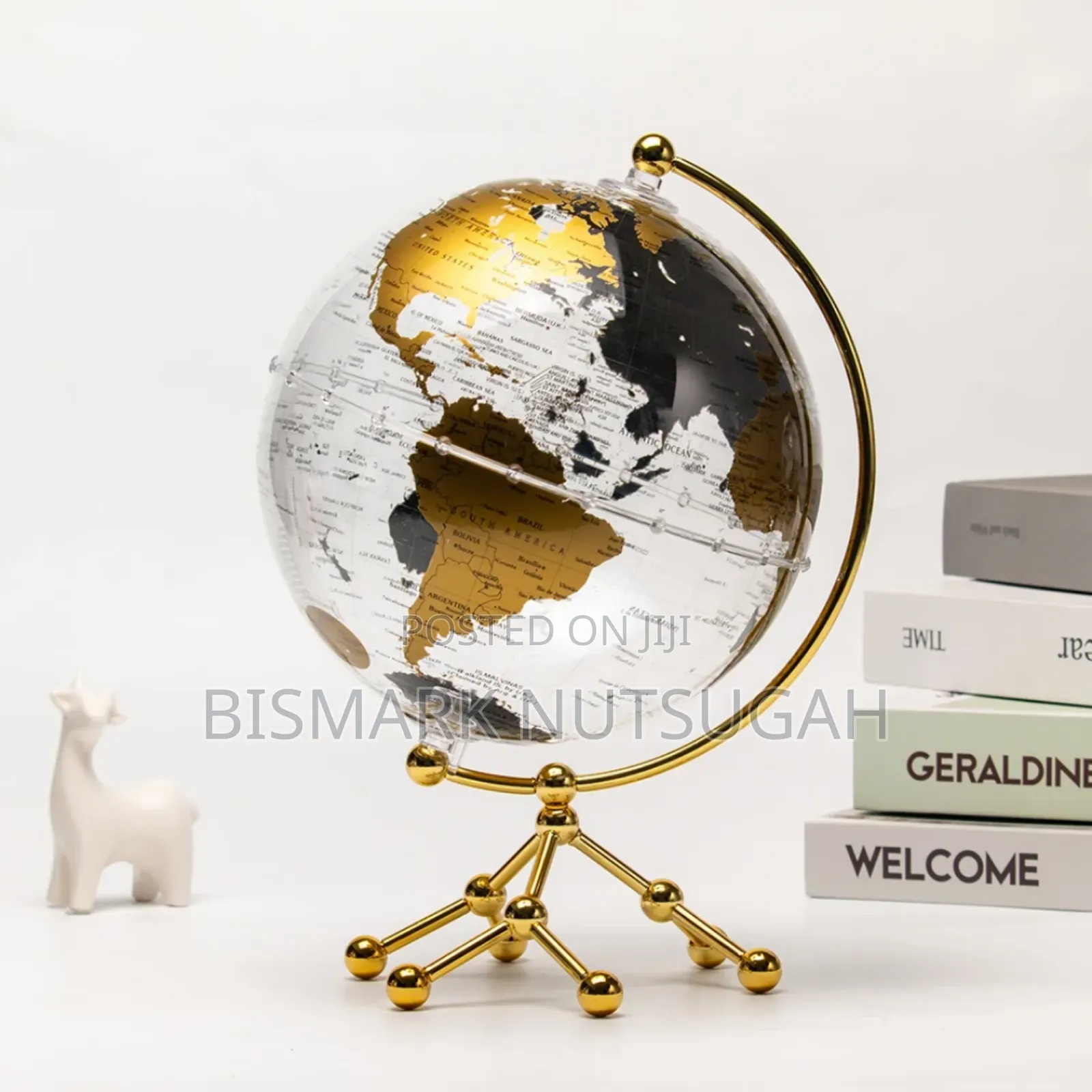 Earth Globe Map Desk Lamp