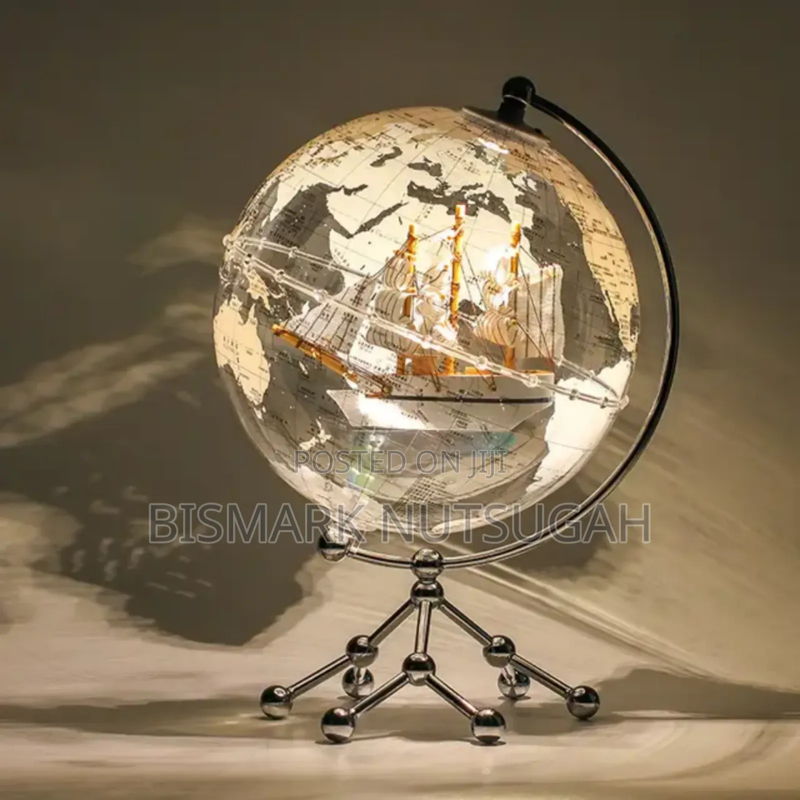 Earth Globe Map Desk Lamp