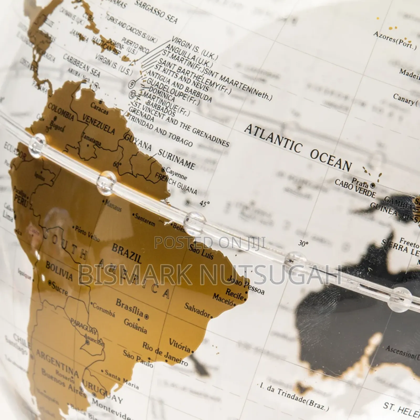 Earth Globe Map Desk Lamp