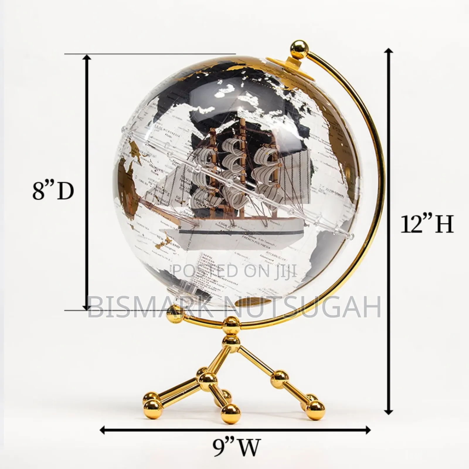 Earth Globe Map Desk Lamp