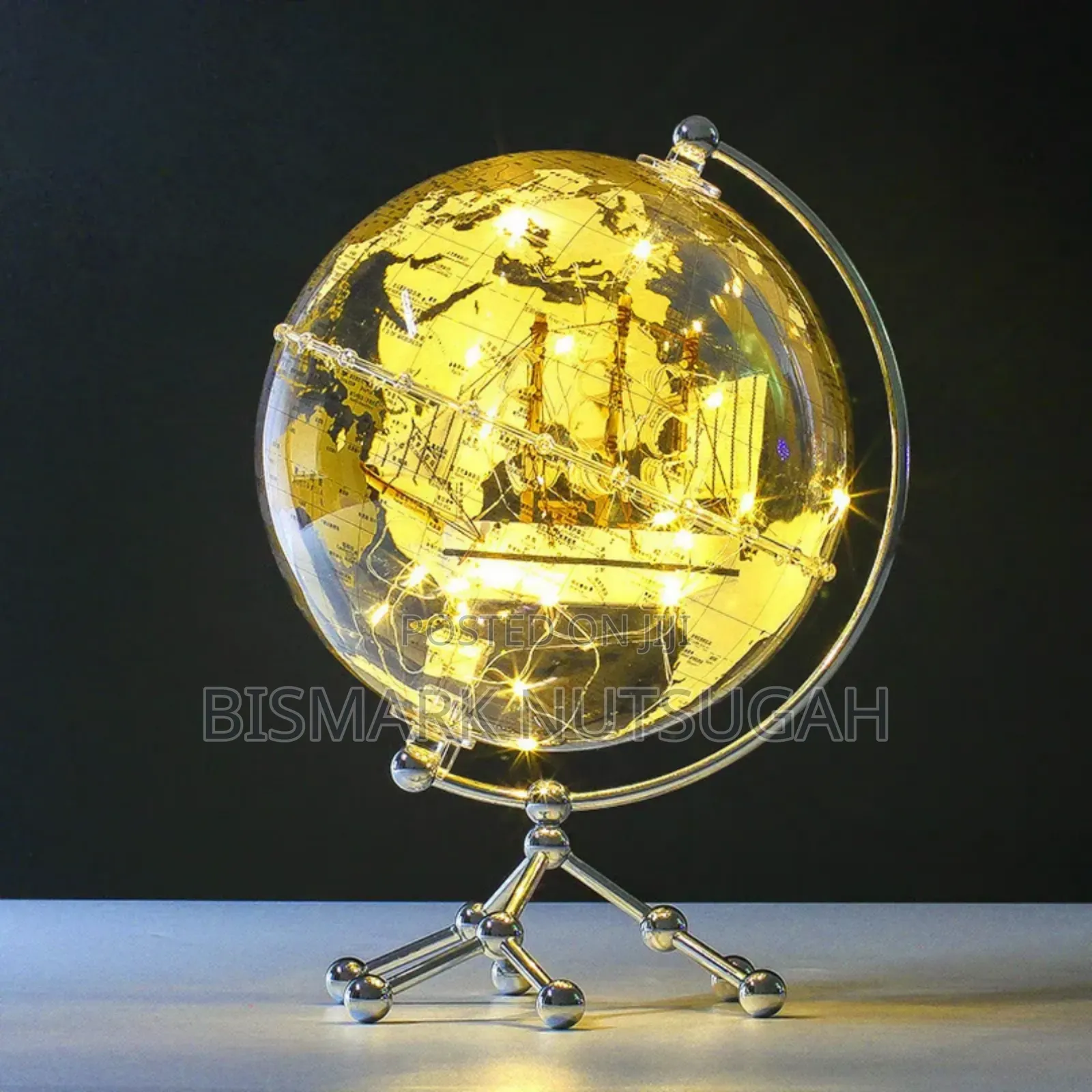 Earth Globe Map Desk Lamp