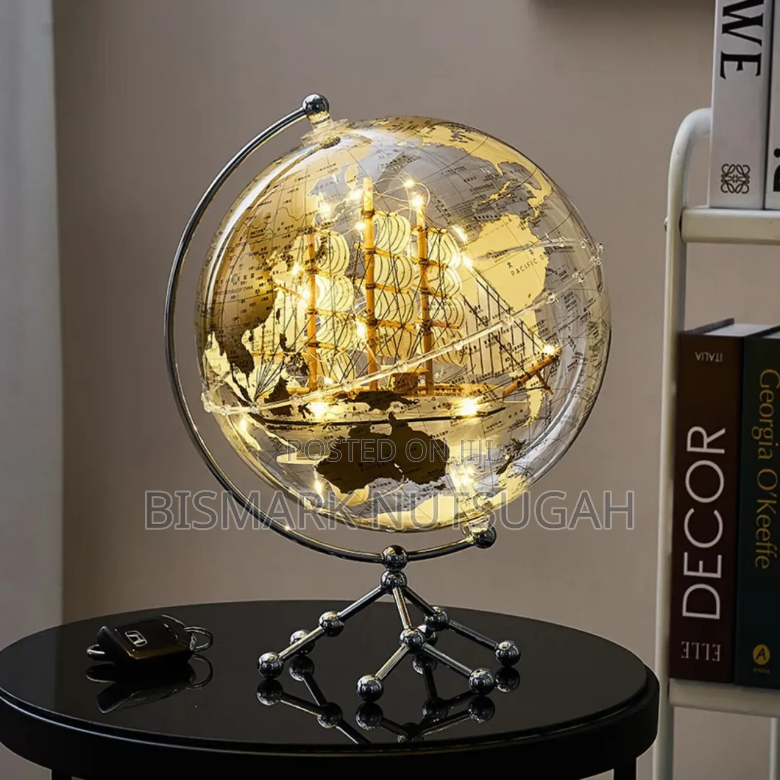 Earth Globe Map Desk Lamp