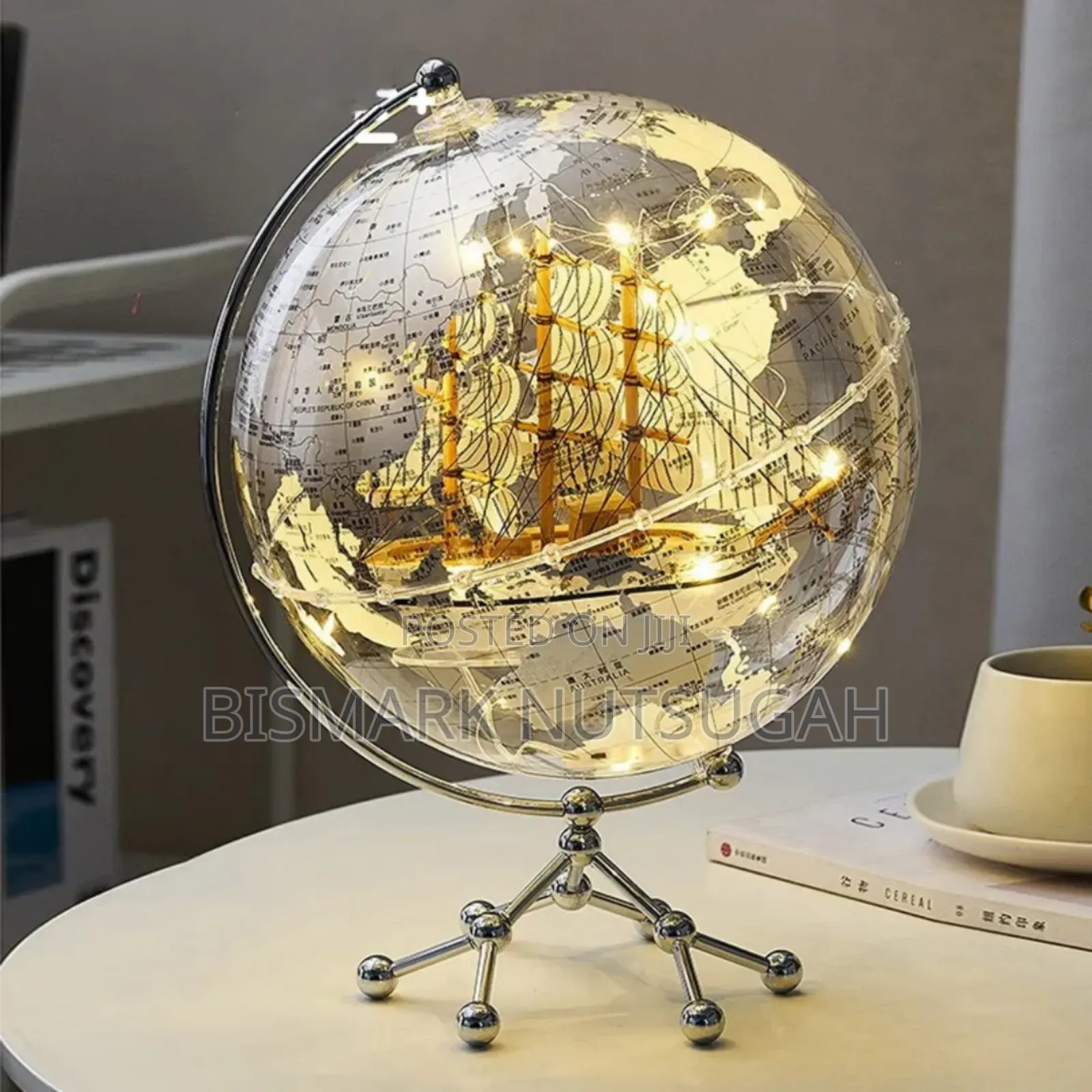 Earth Globe Map Desk Lamp