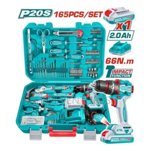 Total 165 PCS Tools Set (Cordless Drill and Tools)